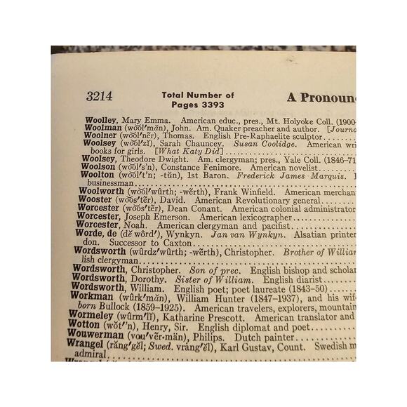 1956 Webster's New International Dictionary - Picture 12 of 13